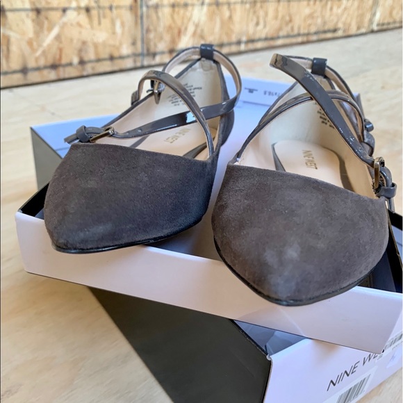 Nine West Anastagia Strappy Pointed-Toe Flats - Picture 4 of 8